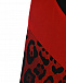 Красно-черные спортивные брюки с леопардовым принтом Dolce&Gabbana | Фото 3