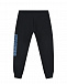 Черные спортивные брюки с джинсовым лого Diesel | Фото 2