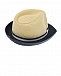 Бежевая шляпа с синими полями MaxiMo | Фото 2