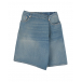 Джинсовая юбка-шорты с эффектом потертости MM6 Maison Margiela | Фото 1