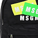 Черный рюкзак с логотипом 30х42х14 см MSGM | Фото 5