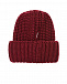 Красная шапка из шерсти с отворотом Il Trenino | Фото 2