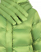 Зеленая куртка с шарфом Vivetta | Фото 7