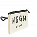 Сумка-косметичка с черным лого MSGM | Фото 2