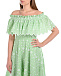 Зеленое кружевное платье KHADI Charo Ruiz | Фото 7