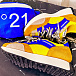 Желтые кроссовки с синей отделкой Dsquared2 | Фото 4