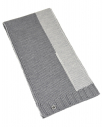 Серый шарф со стразами 160х20 см.