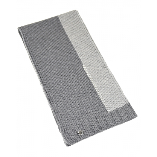 Серый шарф со стразами 160х20 см. Joli Bebe | Фото 1