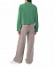 Зеленая джинсовая куртка MSGM | Фото 3