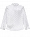 Белая рубашка со сплошным логотипом Calvin Klein | Фото 2