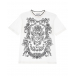 Белая футболка с геральдическим принтом Dolce&Gabbana | Фото 1