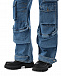 Синие джинсы карго ALINE | Фото 8