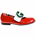 Красные туфли с зеленым логотипом GUCCI | Фото 2