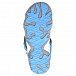 Синие сандалии из замши с серыми вставками SUPERFIT | Фото 5