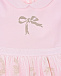 Розовое платье с глиттером Monnalisa | Фото 5