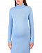 Голубое платье-водолазка для беременных из шерсти и кашемира Pietro Brunelli | Фото 9