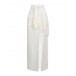 Белая льняная юбка с накладными карманами Forte dei Marmi Couture | Фото 1