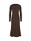 Платье GEMMA, темно-коричневое