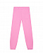 Розовые спортивные брюки с лого MSGM | Фото 2