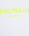 Футболка с неоновым лого, белая Balmain | Фото 3