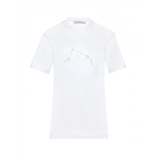 Белая футболка созвездие Овен  | Фото 1