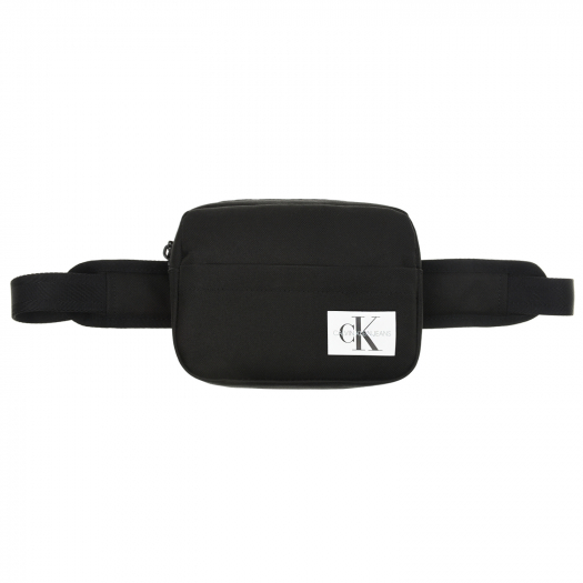 Черная сумка-пояс с логотипом, 19x12x4 см Calvin Klein | Фото 1