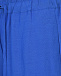 Синие брюки с поясом на кулиске SHADE | Фото 8