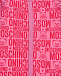 Розовый комплект: комбинезон, слюнявчик, шапка Moschino | Фото 6