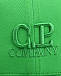 Бейсболка с вышитым лого в тон, зеленая CP Company | Фото 3