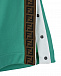 Зеленые шорты с брендированными лампасами Fendi | Фото 4
