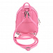 Розовый рюкзак с белым логотипом MSGM | Фото 3
