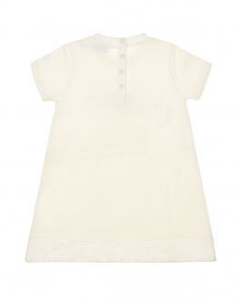 Белое платье с красной молнией Moncler Белый, арт. 8I729 10 809EH 034 | Фото 2