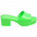 Зеленые шлепки на каблуке Melissa | Фото 2