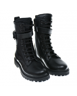 Высокие черные ботинки Moncler Черный, арт. 4F702 00 01AD1 999 | Фото 1