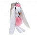 Мягкая игрушка ручной работы &quot;Зайка-девочка в розовой юбке&quot;, белый Dan Maralex | Фото 3