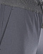 Темно-серые брюки с поясом на резинке Panicale | Фото 6