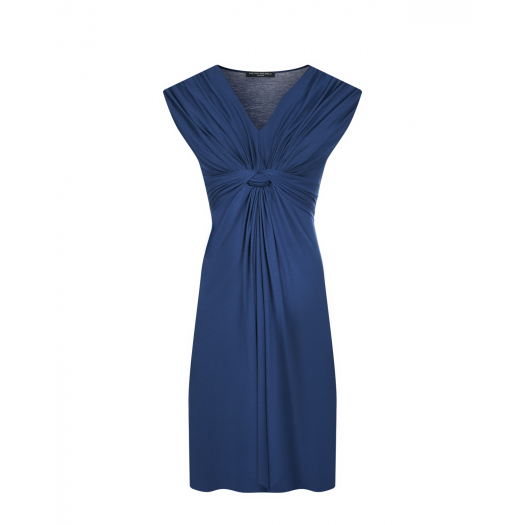 Платье синего цвета с функцией для кормления Pietro Brunelli | Фото 1