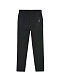Черные брюки со стрелками из трикотажа Monnalisa | Фото 3