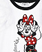 Белая футболка с принтом &quot;Minnie Mouse&quot; Monnalisa | Фото 3