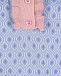 Голубое платье-поло с розовой отделкой Paade Mode | Фото 3