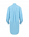 Голубое платье-рубашка MSGM | Фото 2