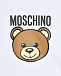 Футболка с лого, белая Moschino | Фото 3