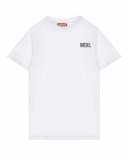 Белая базовая футболка Diesel Белый, арт. J00712 KYATR K100 | Фото 1