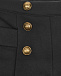 Черные шорты с золотыми пуговицами Balmain | Фото 3