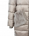 Стеганое пальто с меховой отделкой и скрытым капюшоном Diego M | Фото 5