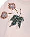 Кремовый свитшот с пайетками Maja Sequin Leaves Molo | Фото 3