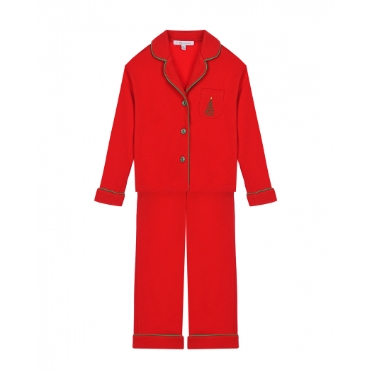 Красная пижама с вышивкой Dan Maralex | Фото 1