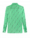 Зеленая блузка с логотипом MSGM | Фото 4