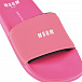 Неоново-розовые шлепки с логотипом MSGM | Фото 6