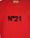 Красная футболка с черным логотипом No. 21 | Фото 7